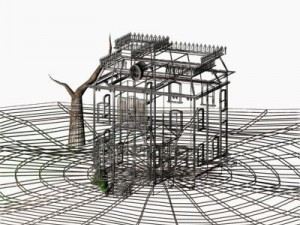 psycho house Modelo 3D