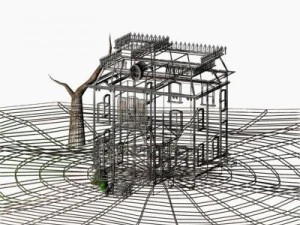 psycho huis 3D Model