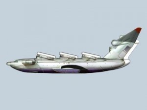 ekranoplan anti shipping cnfg 3D 模型