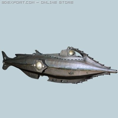 fantasy sub Modelo 3D .c4d .max .obj .3ds .fbx .stl .blend 