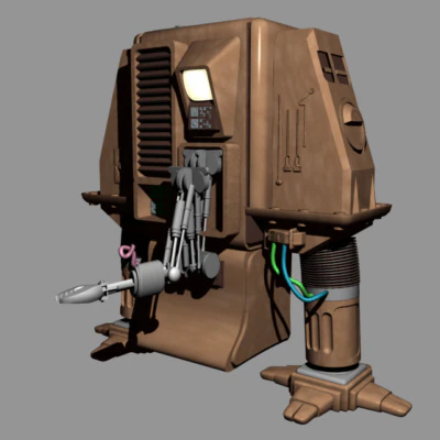 huey drone no2 3D Model .c4d .max .obj .3ds .fbx .stl .blend 
