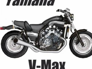 Ямаха Вмакс 3D Модель