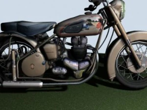 bsa motorcycle 3D Model