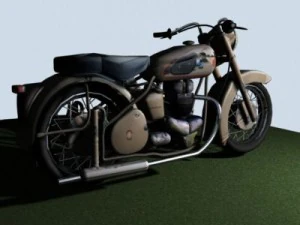 bsa motorcycle 3D Model