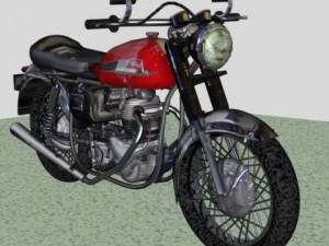 norton motorcycle 3D Модель