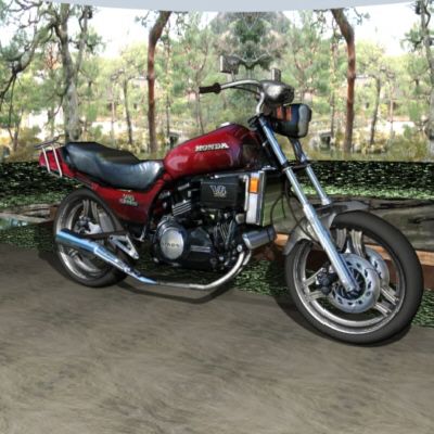 honda vf 750 3D-Modell .c4d .max .obj .3ds .fbx .stl .blend 