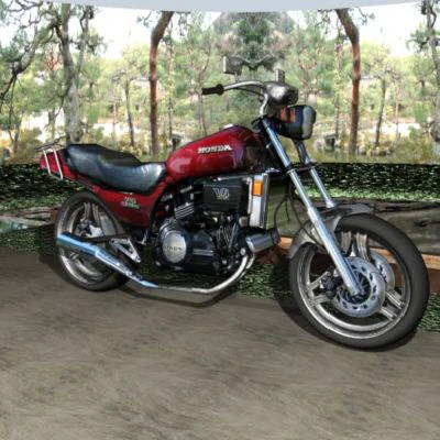 honda vf 750 3D Model .c4d .max .obj .3ds .fbx .stl .blend