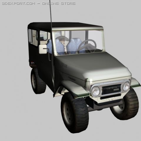 4wd safari 3D Model .c4d .max .obj .3ds .fbx .stl .blend 