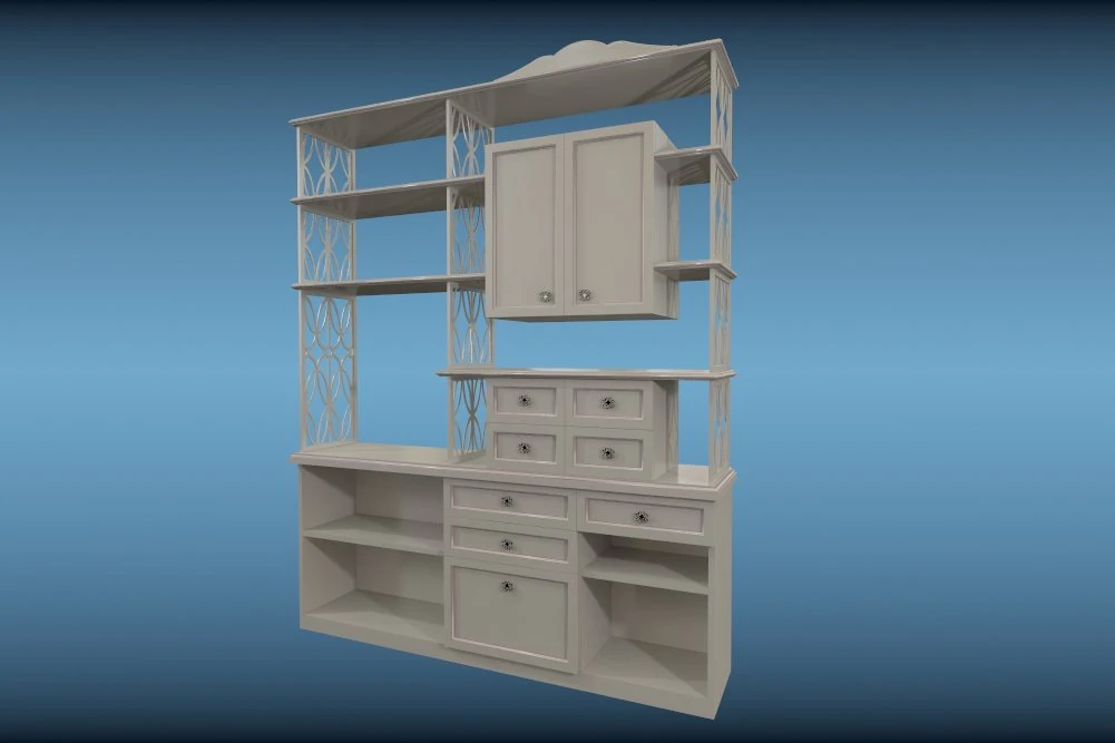 bookcase 3D Model .c4d .max .obj .3ds .fbx .stl .blend 
