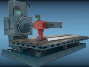 3d three-dimensional machine for metal processing 3D Model