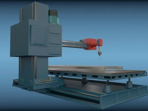 3d three-dimensional machine for metal processing 3D Model