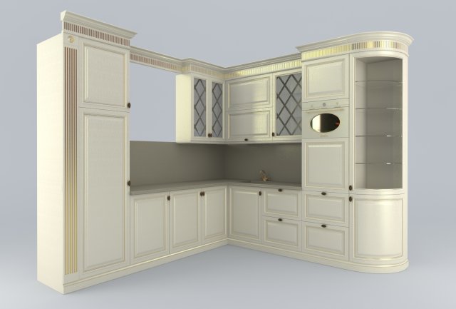 dimkra kuhnya klassik n1 3D Model .c4d .max .obj .3ds .fbx .stl .blend 