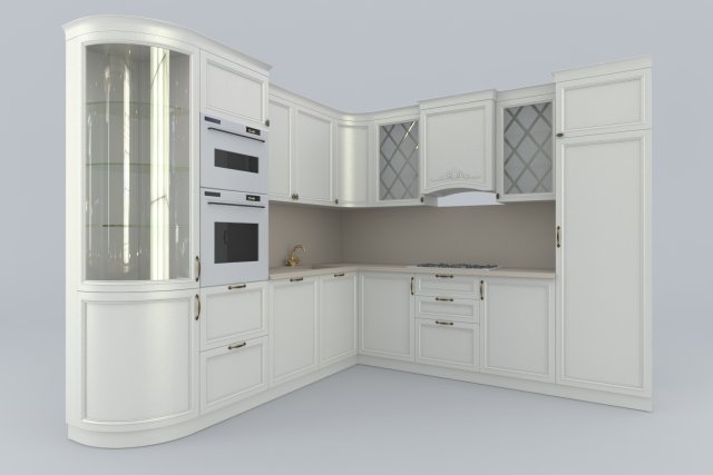 dimkra kuhnya klassik n2 Model 3D .c4d .max .obj .3ds .fbx .stl .blend 