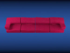 dimkra divan kubizmo 3D Model