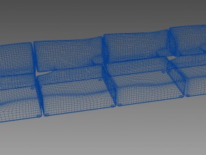 dimkra divan kubizmo 3D Model