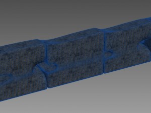 dimkra divan kubizmo 3D Model