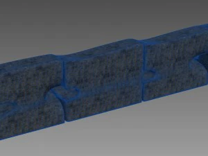 dimkra divan kubizmo 3D Model