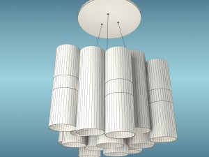 dimkra lustra colorite 3D Модель