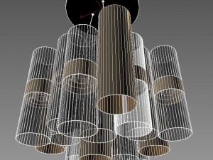 dimkra lustra colorite 3D Модель
