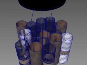 dimkra lustra colorite 3D Модель