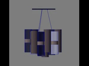 dimkra lustra colorite 3D Model