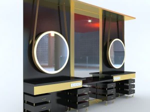 салон димкра дзеркала 3D Модель