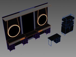 dimkra zerkala salon Modelo 3D