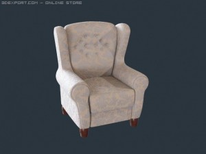 dimkra kreslo anya beg 3D Модель