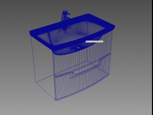dk tumba moyka ksenya 3D Model