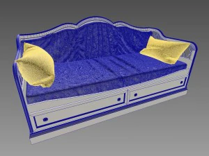 кровать топал дк 3D Модель