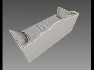 кровать топал дк 3D Модель