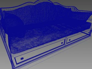 кровать топал дк 3D Модель