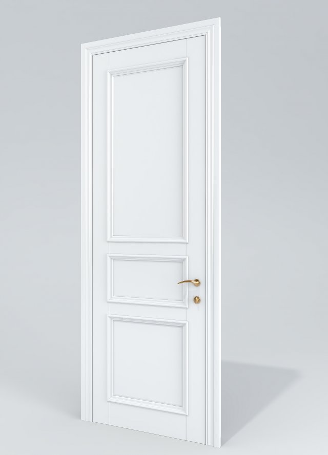 door roman dk 3D Model .c4d .max .obj .3ds .fbx .stl .blend 