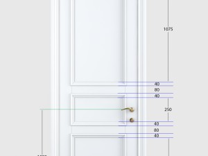door roman dk 3D Model