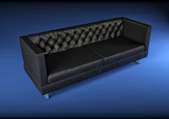 sofa in a modern style 3D Model .c4d .max .obj .3ds .fbx .stl .blend 