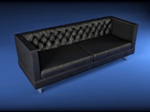 sofa in a modern style Model 3D