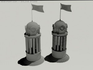 clocktower Modelo 3D