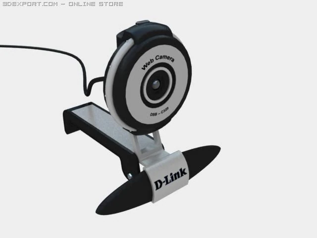 web camera d link 3D Model .c4d .max .obj .3ds .fbx .stl .blend 