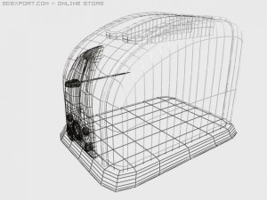 toaster Modello 3D