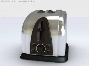toaster Modello 3D
