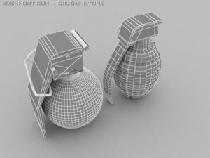 grenade 3D-Modell