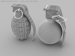 grenade 3D-Modell