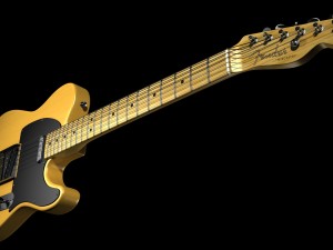 fender telecaster Modèle 3D
