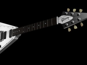 gibson flying v Modelo 3D