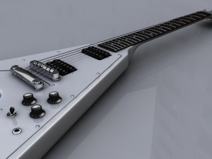 Gibson flying v 3D 模型