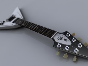 Gibson flying v 3D 模型