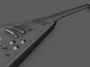 Gibson flying v 3D 模型