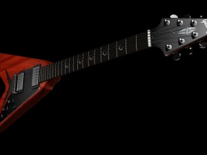 Gibson volante v2 Modello 3D