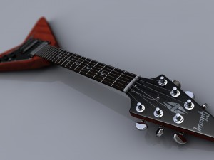 Gibson flying v 2 3Dモデル