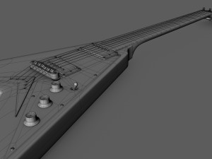 Gibson flying v 2 3Dモデル